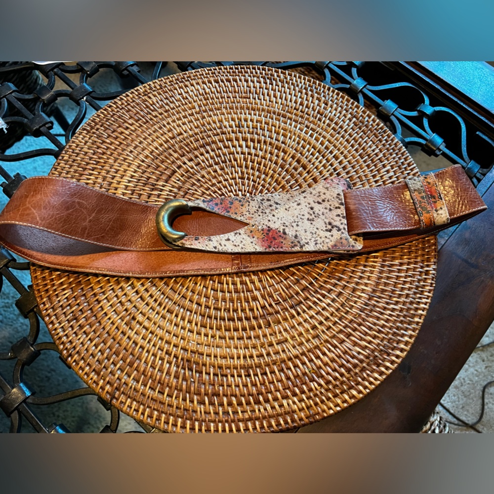 Never worn Adjustable Leather Belt